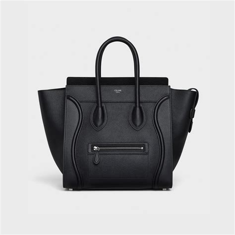 celine mini belt bag drummed calfskin|Mini Luggage handbag in drummed calfskin .